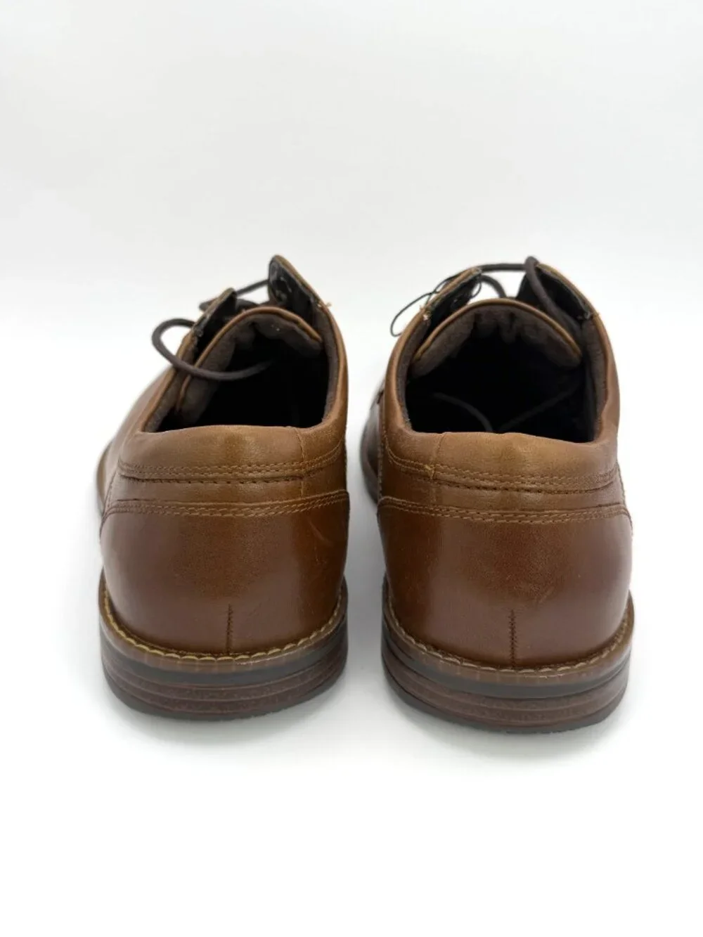 Rockport Men’s Brown Leather Waterproof Slip Resistant Derby Dress  Size 8.5